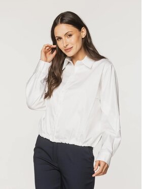 Willsoor Willsoor Koszula 61519 Biały Original Fit