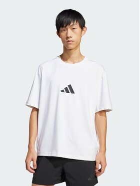 adidas adidas T-Shirt 148047 Biały Loose Fit