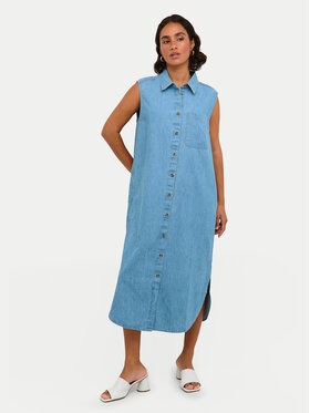 Kaffe Kaffe Jeans haljina Louise 10508518 Plava Regular Fit