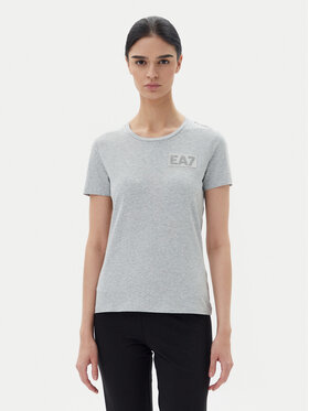 EA7 Emporio Armani EA7 Emporio Armani T-shirt 7W000492 AF10373 O8002 Siva Regular Fit