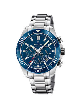 Festina Festina Zegarek F20042-2 Srebrny