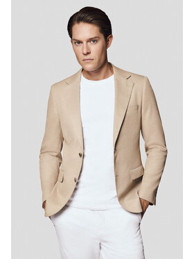 Lancerto Lancerto Marynarka Lentini MA131125000016 Beżowy Slim Fit