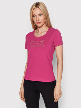 EA7 Emporio Armani EA7 Emporio Armani T-Shirt 8NTT24 TJ2HZ 1443 Růžová Slim Fit