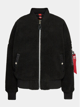 Alpha Industries Alpha Industries Bomberjacke MA-1 VF Teddy 108003 Schwarz Regular Fit