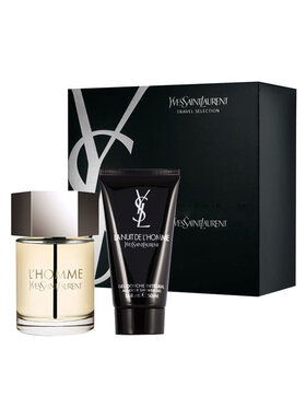 Saint Laurent Saint Laurent Yves Saint Laurent L'Homme zestaw woda toaletowa spray 100ml + żel pod prysznic 50ml Zestaw zapachowy