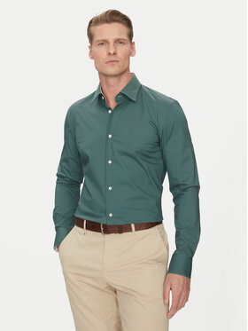 BOSS BOSS Hemd Hank 50532804 Grün Slim Fit