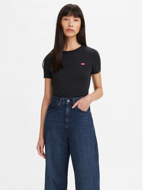 Levi's® Levi's® Majica Baby Tee 376970001 Črna Regular Fit