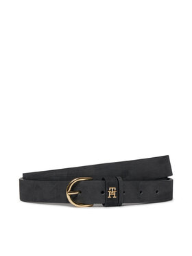 Tommy Hilfiger Tommy Hilfiger Ζώνη Γυναικεία Essential Effortless 2.5 Nubuck AW0AW15760 Μαύρο