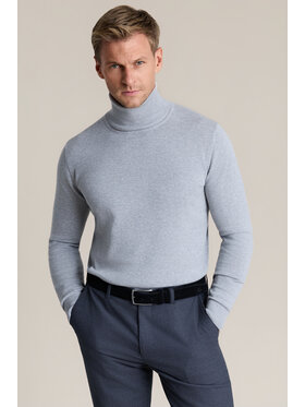 Lancerto Lancerto Sweter Jesse SW073226000053 Szary Regular Fit
