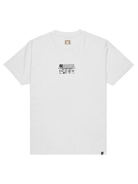 DC Shoes DC Shoes T-shirt Made Custom EDYZT04368 Bianco Regular Fit