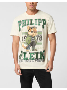 PHILIPP PLEIN PHILIPP PLEIN T-shirt 26225 Beige Regular Fit