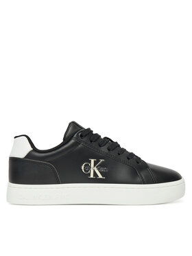 Calvin Klein Jeans Calvin Klein Jeans Sneakersy Classic Cupsole Mono Lth Wn YW0YW01902 Čierna