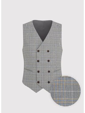 Pako Lorente Pako Lorente Kamizelka P25SF-8X-008 Szary Slim Fit