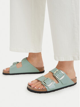 Birkenstock Birkenstock Pantoletten Arizona Big Buckle Hex 1031882 Grün