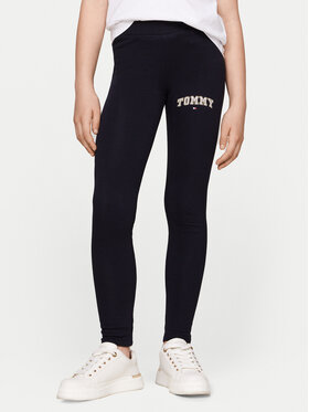Tommy Hilfiger Tommy Hilfiger Leggings Varsity KG0KG08082 Tamnoplava Slim Fit