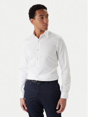 Calvin Klein Calvin Klein Koszula LV019EU053 Biały Slim Fit