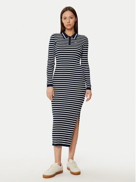 Tommy Jeans Tommy Jeans Rochie tricotată DW0DW19476 Bleumarin Slim Fit