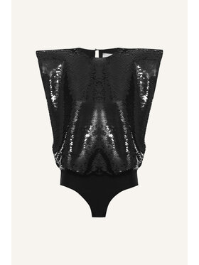 EPUZER EPUZER Body Sequin Czarny Standard Fit