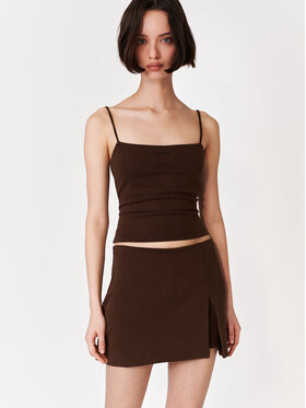 La Mania La Mania Top CLEO Brązowy Basic Fit