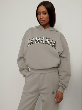 La Mania La Mania Mikina TWIN 2 BLUZA Šedá Classic Fit