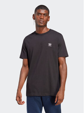 adidas adidas T-Shirt Trefoil Essentials IA4873 Czarny Regular Fit