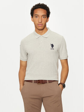 U.S. Polo Assn. U.S. Polo Assn. Polo MUP3313 Szary Regular Fit