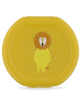 Trixie Baby Trixie Baby Pojemnik na żywność Zestaw pojemników na przekąski z klipsem 2 szt. - Lew Żółty
