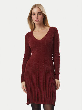 Guess Guess Rochie tricotată W6BK31 Z1443 Vișiniu Regular Fit