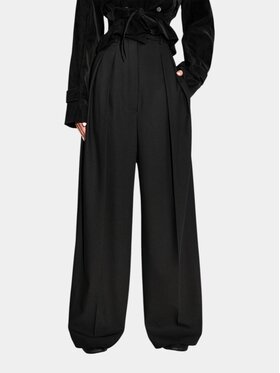 MADE BY SOCIETY MADE BY SOCIETY Spodnie materiałowe FENRIR Trousers - P27223 Czarny Basic Fit