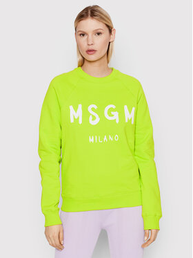 MSGM MSGM Džemperis ar kapuci 3241MDM513 227299 Zaļš Regular Fit