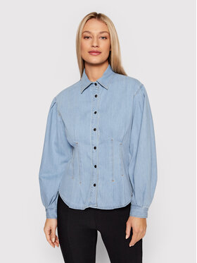 Sisley Sisley Marškiniai 5HYRLQ002 Mėlyna Regular Fit