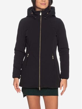 Yes Zee Yes Zee Płaszcz Giubbino donna Czarny Regular Fit