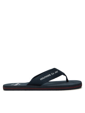 Tommy Hilfiger Tommy Hilfiger Zehentrenner Hilfiger 85 Beach Sandal FM0FM05339 Dunkelblau