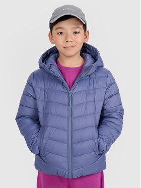 4F 4F Giubbotto piumino 4FJRAW25TDJAM0819-32S Blu scuro Regular Fit