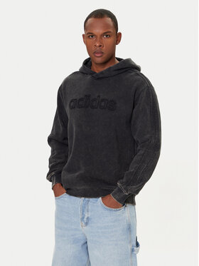 adidas adidas Mikina JY2792 Šedá Loose Fit