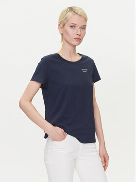 Mustang Mustang T-Shirt Alma 1016155 Dunkelblau Regular Fit