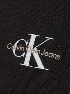 Calvin Klein Jeans Pulover Essential IB0IB01871 Črna Regular Fit