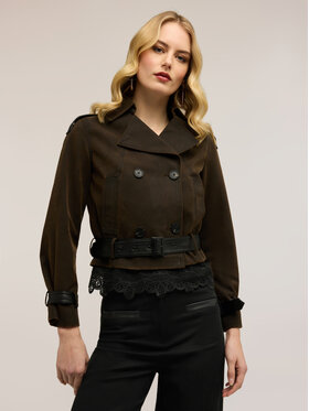 Motivi Motivi Giacca in similpelle R406Q001136N022 Marrone Regular Fit