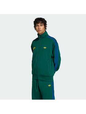 adidas adidas Bluza FIREBIRD ROSES Zielony Loose Fit