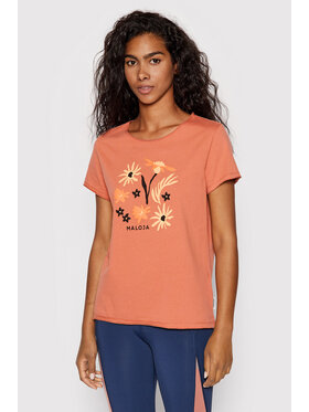 Maloja Maloja T-Shirt PadolaM. 33402-1-8583 Pomarańczowy Regular Fit