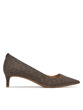 MICHAEL Michael Kors MICHAEL Michael Kors Pantofi cu toc subțire Alina Flex Kitten Pump 40R3ALMP1B Maro