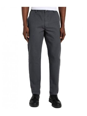 Lee Lee Spodnie materiałowe RELAXED WORKWEAR CHINO Szary Regular Fit