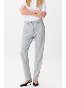TeeShoppen TeeShoppen Spodnie garniturowe 'Perform Collection' Szary Regular Fit