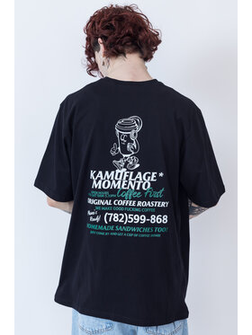 Kamuflage Kamuflage T-Shirt Kamuflage X Momento Czarny Relaxed Fit
