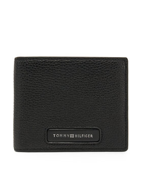 Tommy Hilfiger Tommy Hilfiger Portafoglio grande da uomo Th Monogram Cc And Coin AM0AM13252 Nero