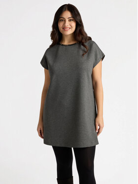 Fiorella Rubino Fiorella Rubino Sukienka codzienna 7461L001140N013 Szary Regular Fit