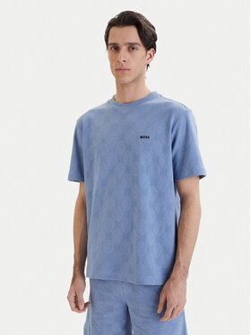 BOSS BOSS T-krekls Member 50558867 Gaiši zils Relaxed Fit