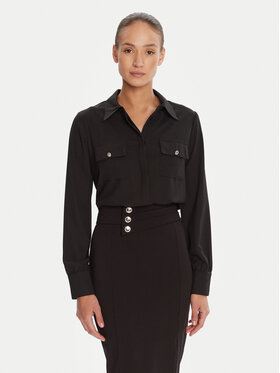 Rinascimento Rinascimento Риза CFC0125777003 Черен Regular Fit