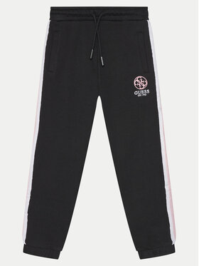 Guess Guess Долнище анцуг J5RQ11 KAD74 Черен Regular Fit