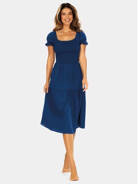 Feba Feba Sukienka letnia F170A Granatowy Relaxed Fit